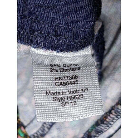 J. Crew Womens Size 6 Floral Paisley Multicolored Capri Cropped Pants - Picture 6 of 12